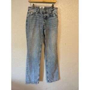 We the Free Light Wash Straight Leg Jeans 26